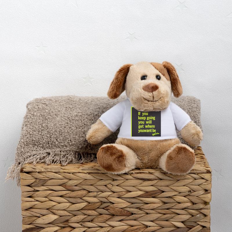 Lasting motivation neon text MiniFeet® Dog Helge