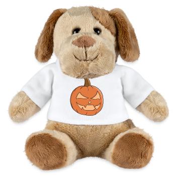 Midnight Jack-O-Lantern Grin - MiniFeet® Dog Helge - white - Front