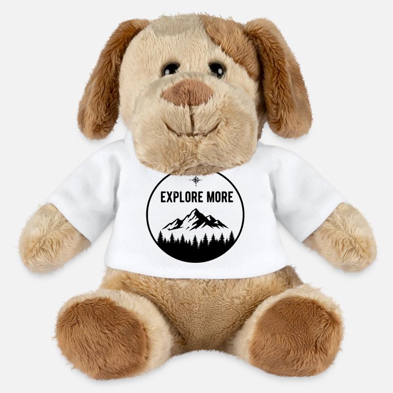 Explorateur - Chien en peluche Helge MiniFeet® - blanc
