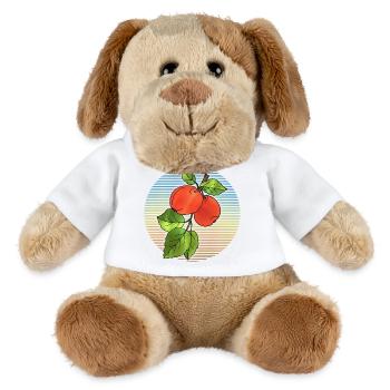Apples - MiniFeet® Dog Helge - white - Front