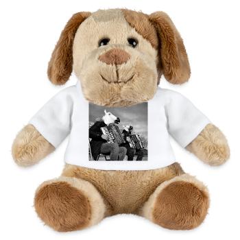 Bande de chevaux - Chien en peluche Helge MiniFeet® - blanc - Devant