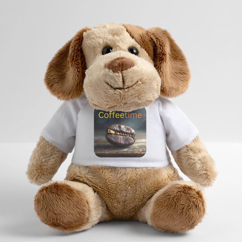 Coffeetime Grain de café avec fermeture éclair Chien en peluche Helge MiniFeet®