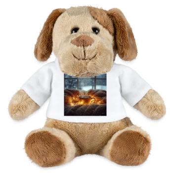 Cozy Winter Vibes - MiniFeet® Hund Helge - Weiß - Vorne