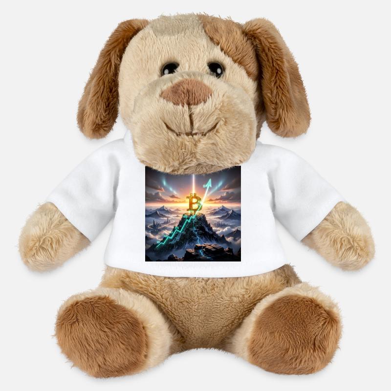 Bitcoin Summit Climb 3D - MiniFeet® Dog Helge - white