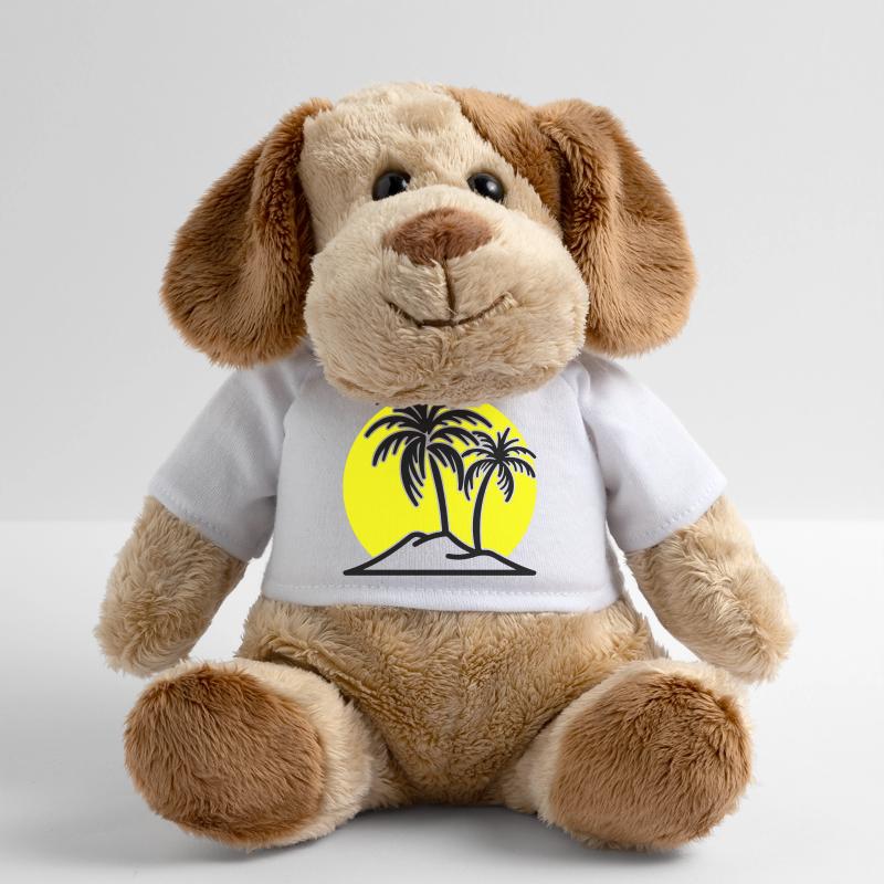 Palmier symbole île de plage Chien en peluche Helge MiniFeet®