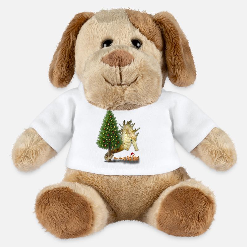 Season's Greetings from the Reef - MiniFeet® Dog Helge - white
