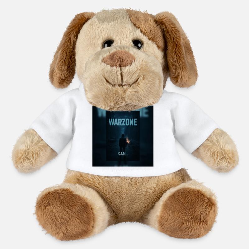 Warzone C.I.M.I - Chien en peluche Helge MiniFeet® - blanc