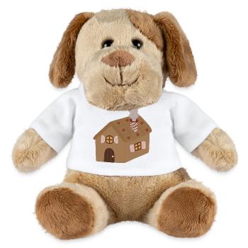 Cottage du Cœur de Gingembre - Chien en peluche Helge MiniFeet® - blanc - Devant