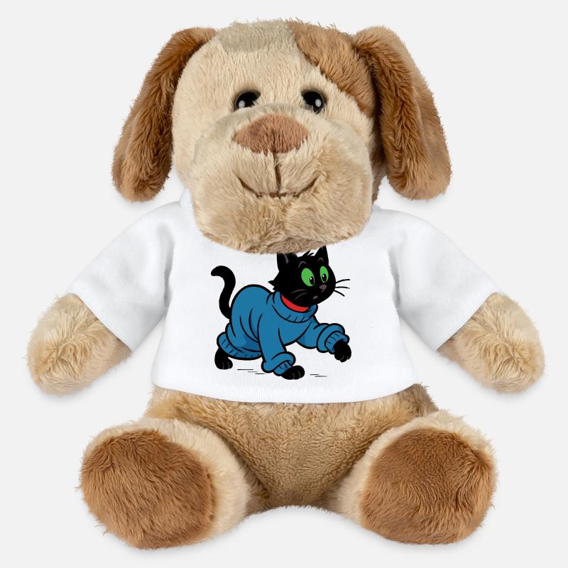 Meeko in oversized sweater - MiniFeet® Dog Helge - white