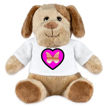 Schmetterling - MiniFeet® Hund Helge - Weiß - Vorne