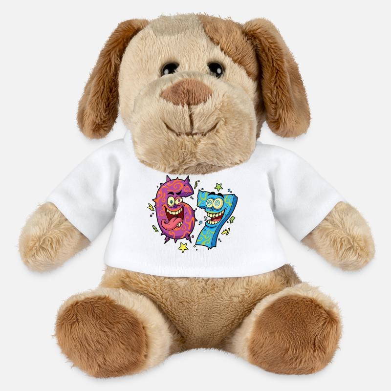 Six Seven Monsters - MiniFeet® Dog Helge - white