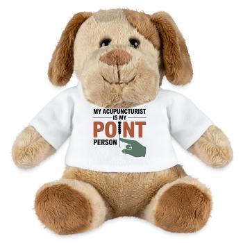Mein Akupunkteur ist mein Ansprechpartner auf professioneller Ebene. - MiniFeet® Hund Helge - Weiß - Vorne