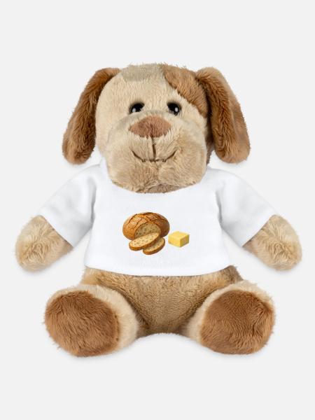Brotlaib und Butter - MiniFeet® Hund Helge - Weiß
