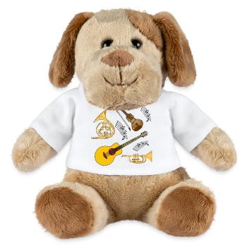 Musical instruments - MiniFeet® Dog Helge - white - Front