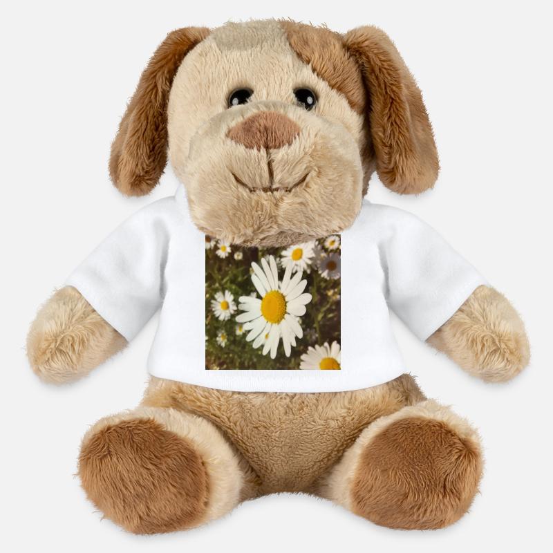 Gänseblümchen Sonnenlicht - MiniFeet® Hund Helge - Weiß