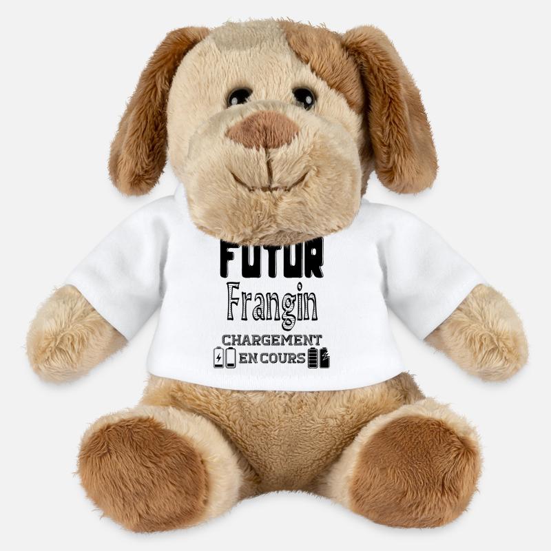 Future Brother Loading In Progress - MiniFeet® Dog Helge - white