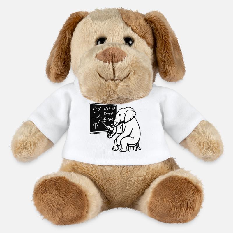 Professor Elephant - MiniFeet® Hund Helge - Weiß
