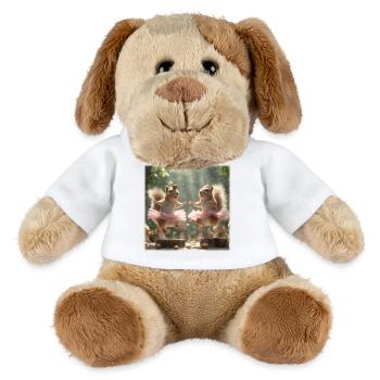Ballet Squirrel in Tutu with Acorns - MiniFeet® Dog Helge - white - Front