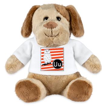 U wie Uhu - MiniFeet® Hund Helge - Weiß - Vorne
