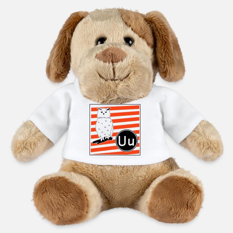 U for Eagle Owl - MiniFeet® Dog Helge - white