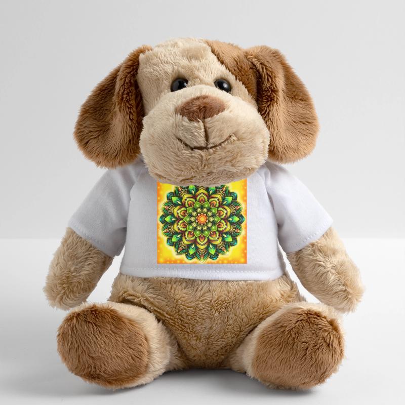 Motif de fleurs Mandala lumineuses Chien en peluche Helge MiniFeet®