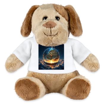 Himmlischer Kugelbaum - MiniFeet® Hund Helge - Weiß - Vorne