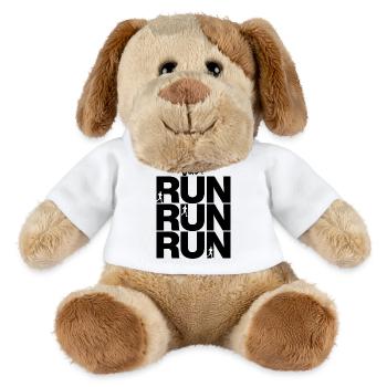 JUST RUN RUN RUN – GO! - MiniFeet® Dog Helge - white - Front