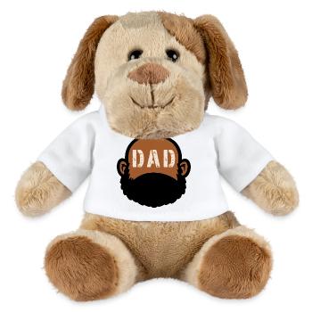 PAPA BARBE - Chien en peluche Helge MiniFeet® - blanc - Devant