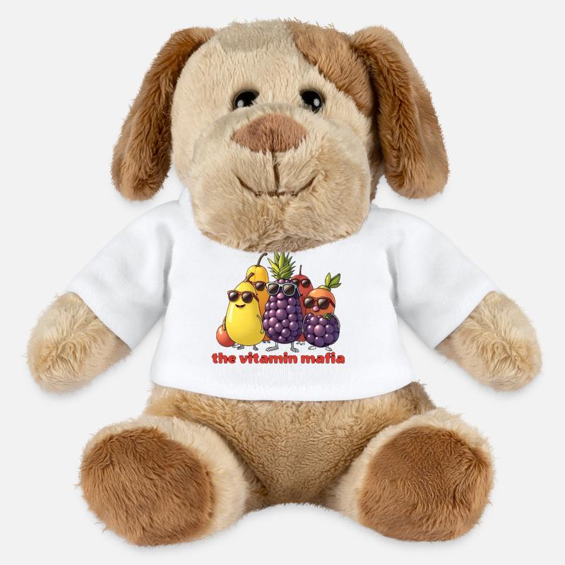 Vitamin Mafia Fruit Troop - MiniFeet® Dog Helge - white