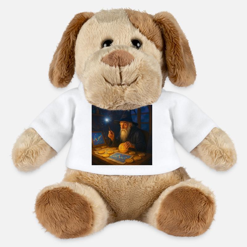 Krypto-Zauberer der Marktcharts Wandalu Vuhs - MiniFeet® Hund Helge - Weiß