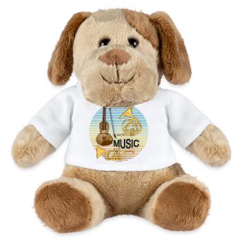 Musical instruments - MiniFeet® Dog Helge - white - Front