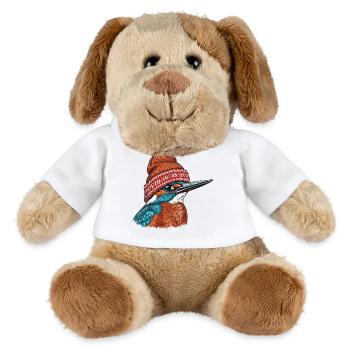 Eisvögel-Cozy Beanie - MiniFeet® Hund Helge - Weiß - Vorne