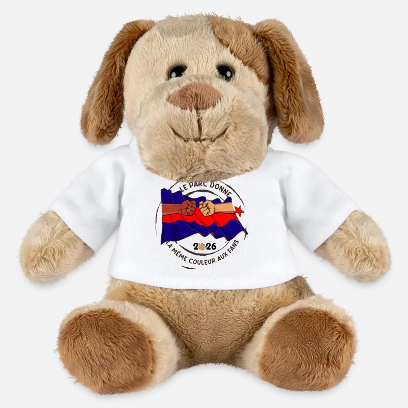 Le_Parc_donne_la_meme_couleur_aux_fans - MiniFeet® Hund Helge - Weiß