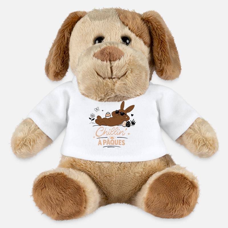Lapin de Pâques - Chien en peluche Helge MiniFeet® - blanc
