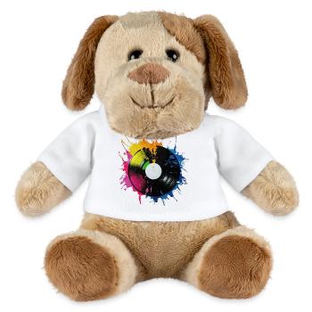 Enregistrer - Chien en peluche Helge MiniFeet® - blanc - Devant