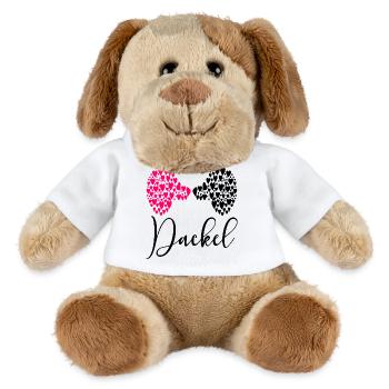 Dackel Hunde Liebe - MiniFeet® Hund Helge - Weiß - Vorne