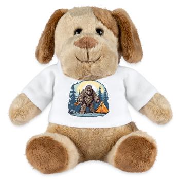Bigfoot Camping im Wald - MiniFeet® Hund Helge - Weiß - Vorne