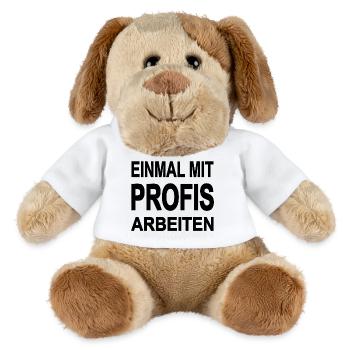Arbeiten - MiniFeet® Hund Helge - Weiß - Vorne