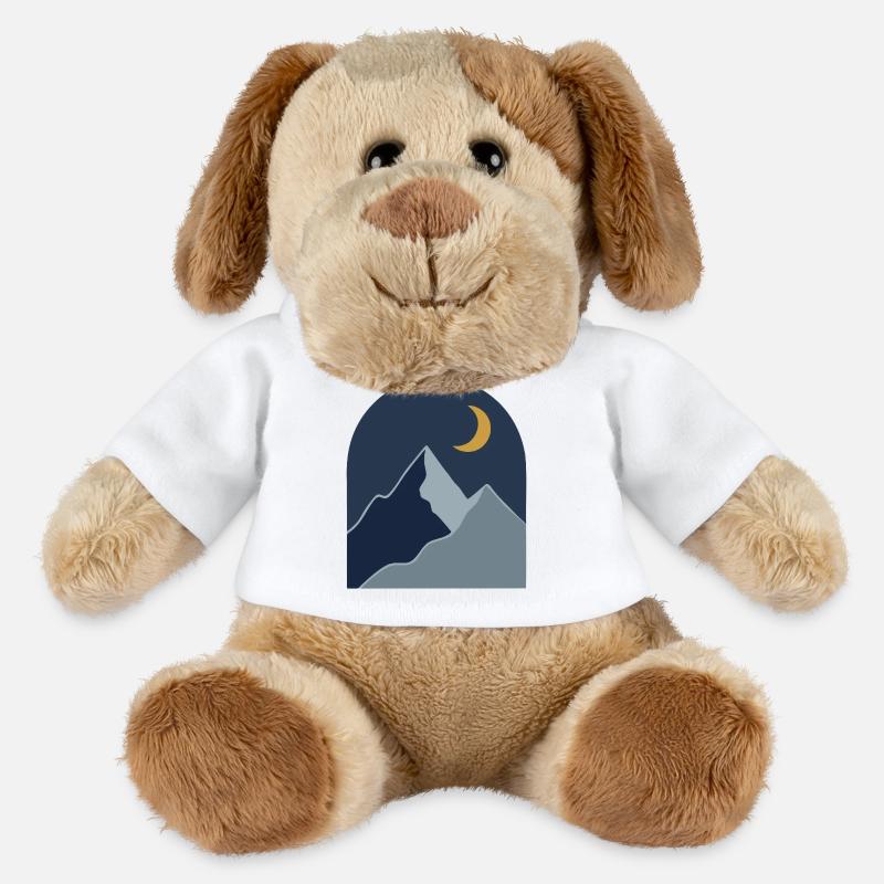 Midnight Mountain Serenity - MiniFeet® Dog Helge - white