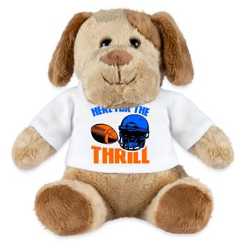 Football Coach Funny Quote - MiniFeet® Dog Helge - white - Front