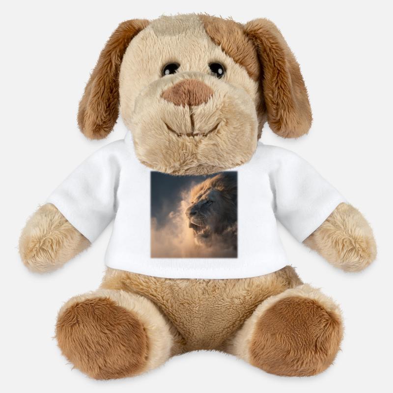 Lion des Nuages – Force Royale - Chien en peluche Helge MiniFeet® - blanc