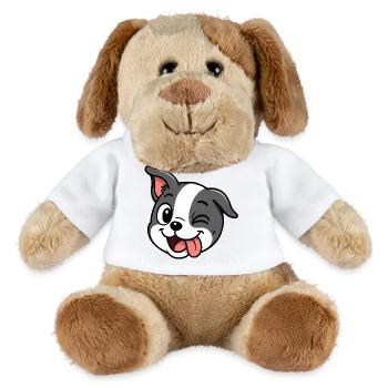 Boston - Cheeky - MiniFeet® Dog Helge - white - Front