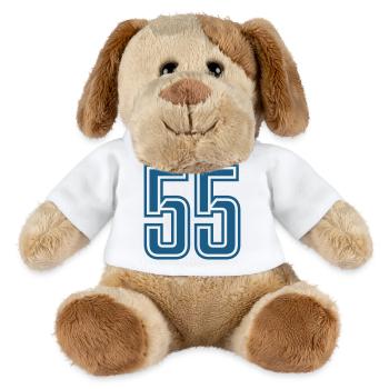 55 - MiniFeet® Hund Helge - Weiß - Vorne