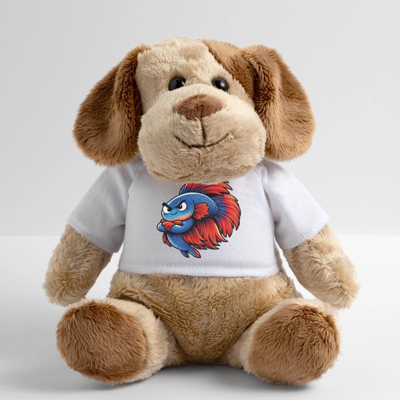 Blue Red Betta Fish MiniFeet® Dog Helge