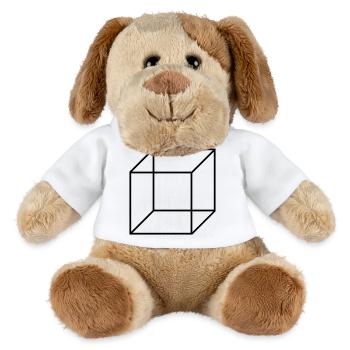 Cube Square - MiniFeet® Dog Helge - white - Front