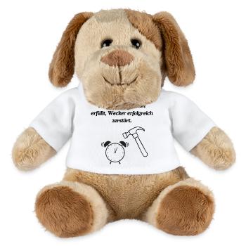Endliche Rente - MiniFeet® Hund Helge - Weiß - Vorne