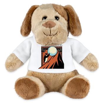 The daily grind - MiniFeet® Dog Helge - white - Front