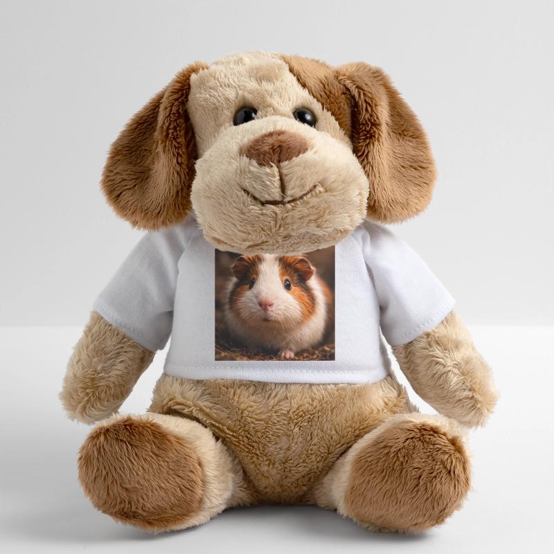 Gros plan de cochon d’Inde dans des tons terreux Chien en peluche Helge MiniFeet®