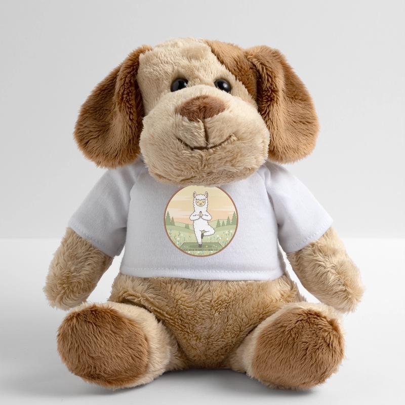 Yoga Llama Alpaca Doing Tree Pose MiniFeet® Dog Helge
