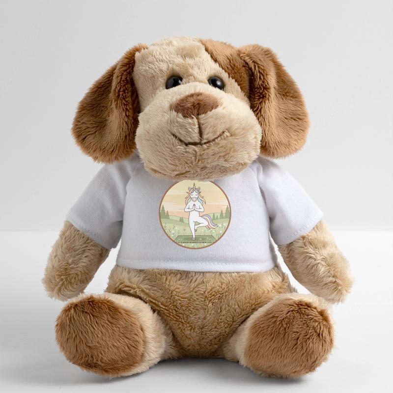 Yoga Unicorn Magical Doing Tree Pose MiniFeet® Dog Helge